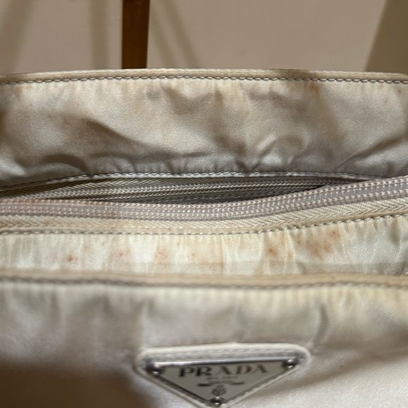 Prada City Cream Tessuto Nylon Handbag Small - Picture 3 of 9